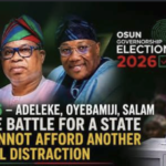 Adeleke Leads Osun Governorship Election 2026 with 79,000-Vote Margin – INEC Yet to Declare