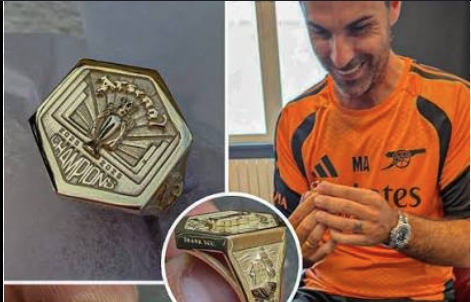 Mikel Arteta Gifted Custom Championship Ring to Mark Arsenal's Title Triumph