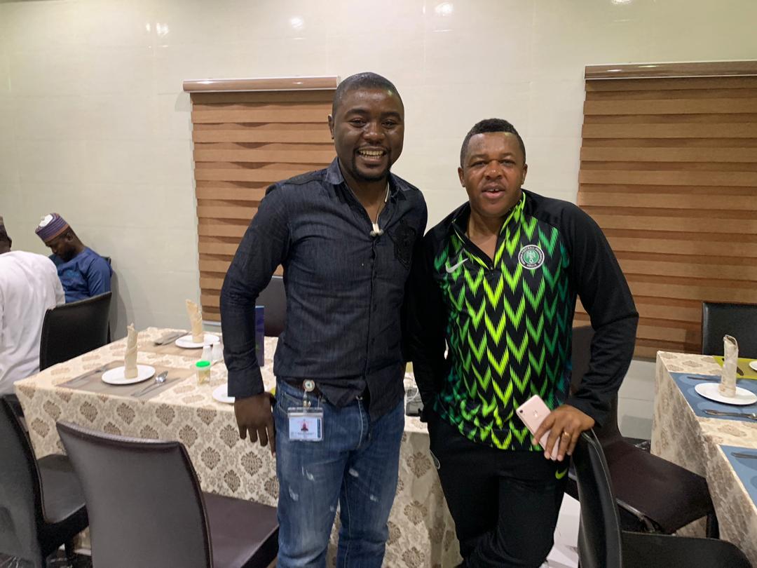 Francis Duru Nollywood actor Francis Duru with Chief Ndubuisi