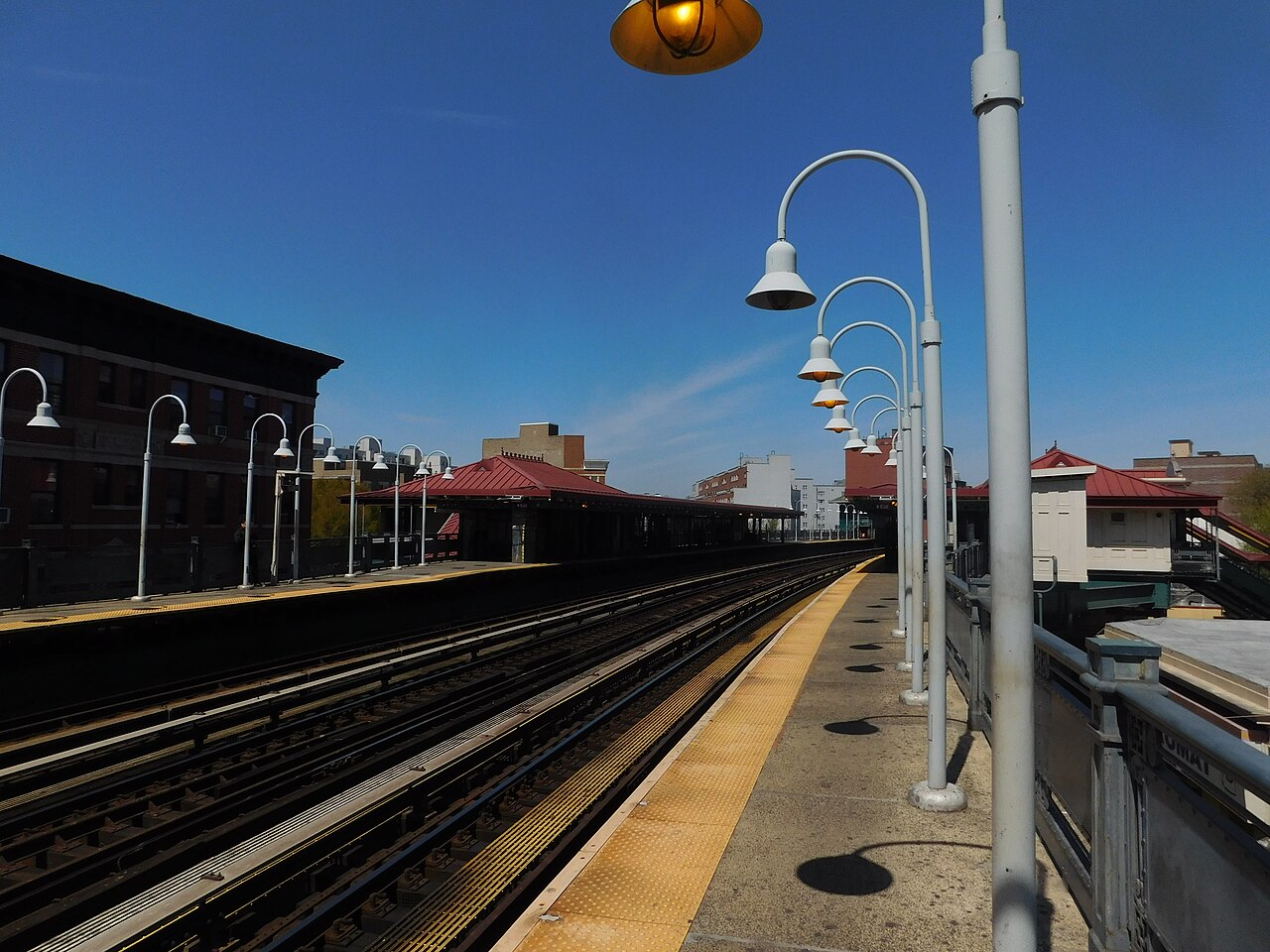 Freeman Street station area in the Bronx, New York, near Crotona Park