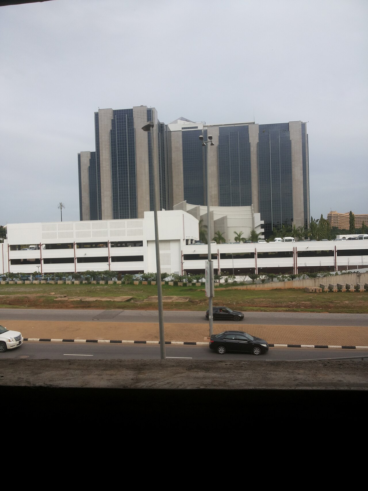 The Central Bank of Nigeria headquarters building in Abuja