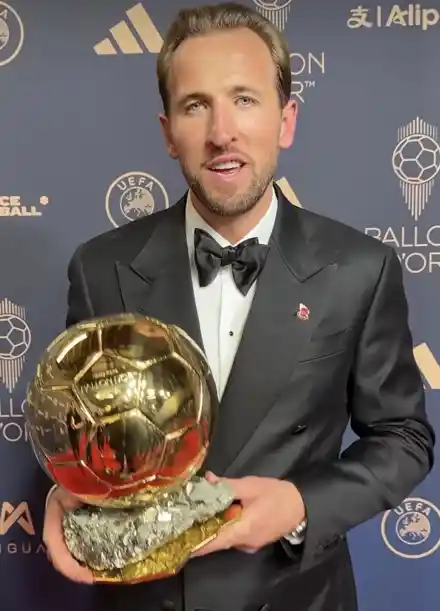 Harry Kane Wins 2026 Ballon d’Or, First Englishman to Claim Award in 25 Years