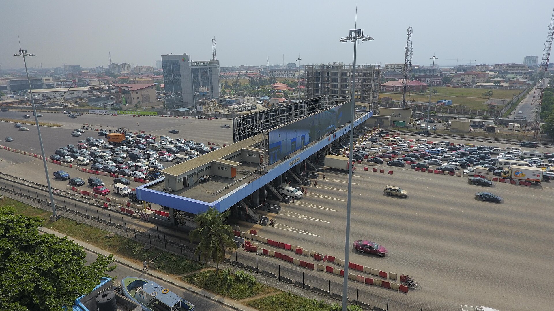 Lekki toll gate, Lagos The Lekki toll gate in Lagos, Nigeria