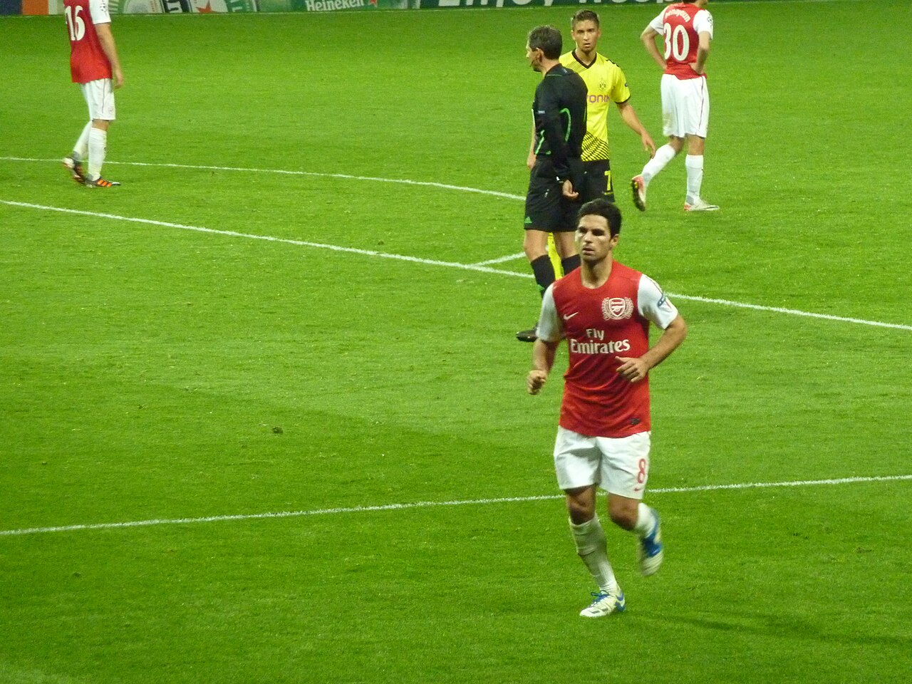 Mikel Arteta at Arsenal Mikel Arteta in an Arsenal shirt