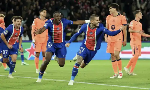 PSG 4-2 Barcelona: Late Vitinha, Fabián Ruiz Strikes End Barça’s 11-Match Winning Run as Yamal Scores Again