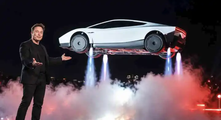 Elon Musk Unveils “Flying” Tesla Roadster: It Jumps, Flips and Lands, but Can It Really Fly?